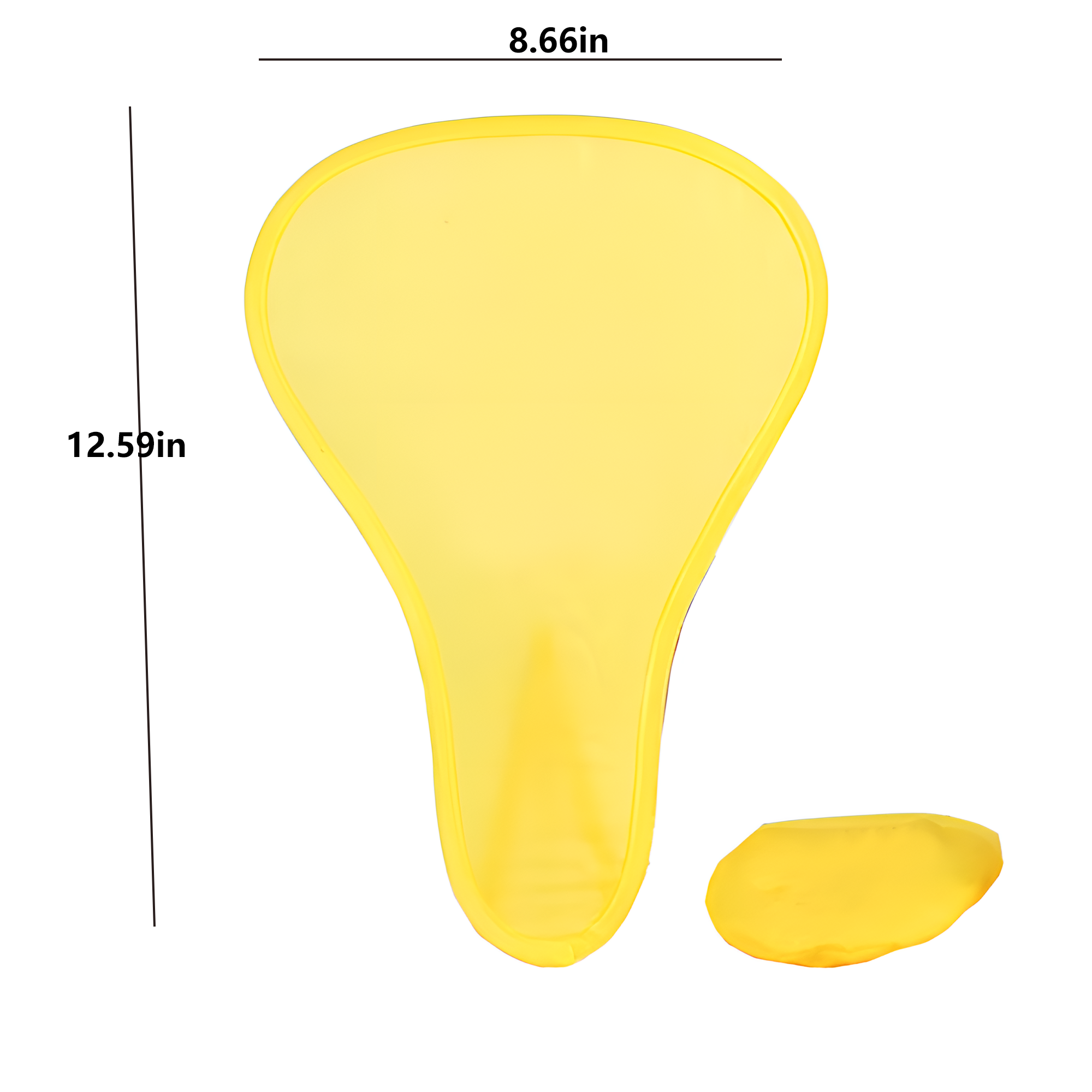 Custom T Shape Foldable Fan With Pouch 2