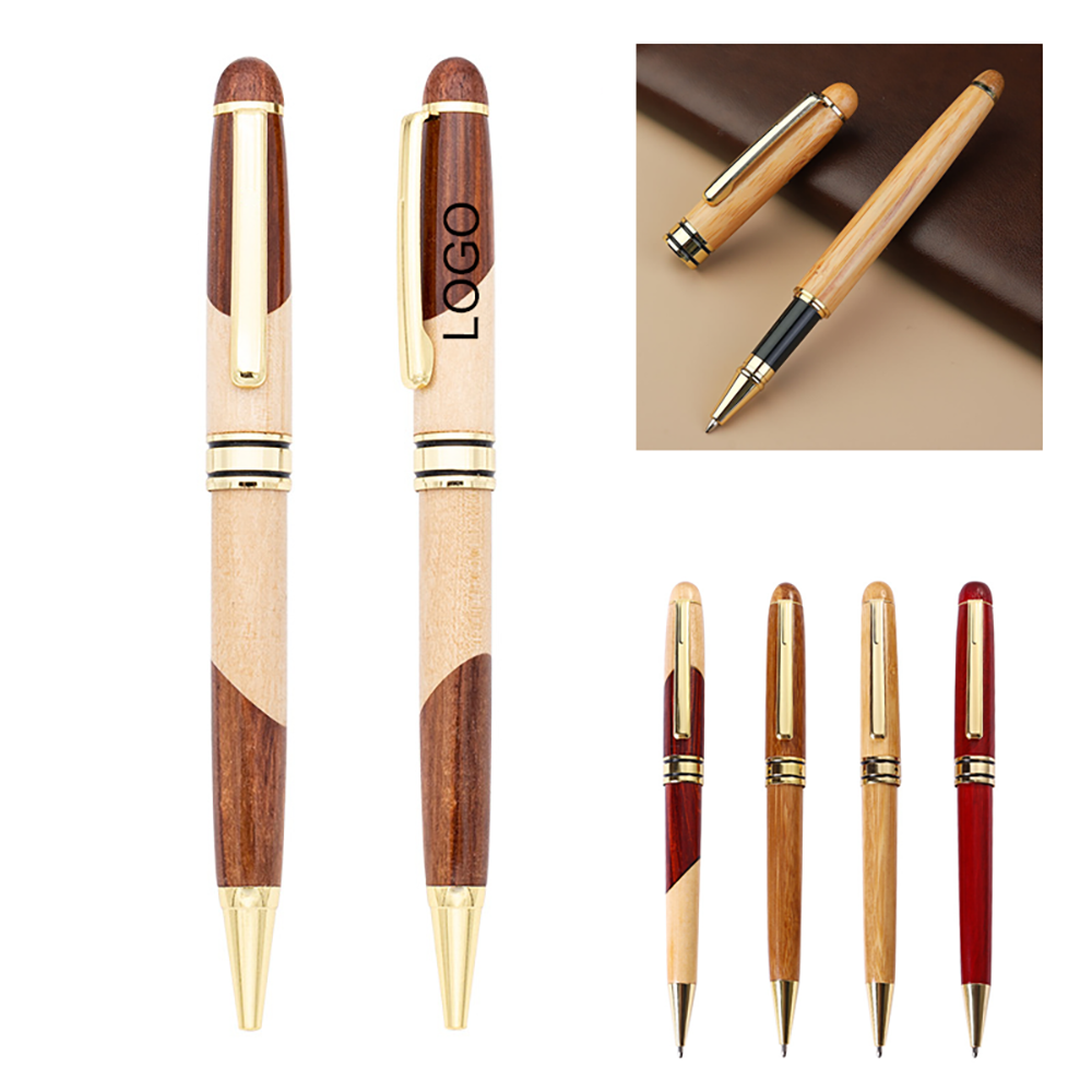 Wood Metal Ballpoint Pen 4