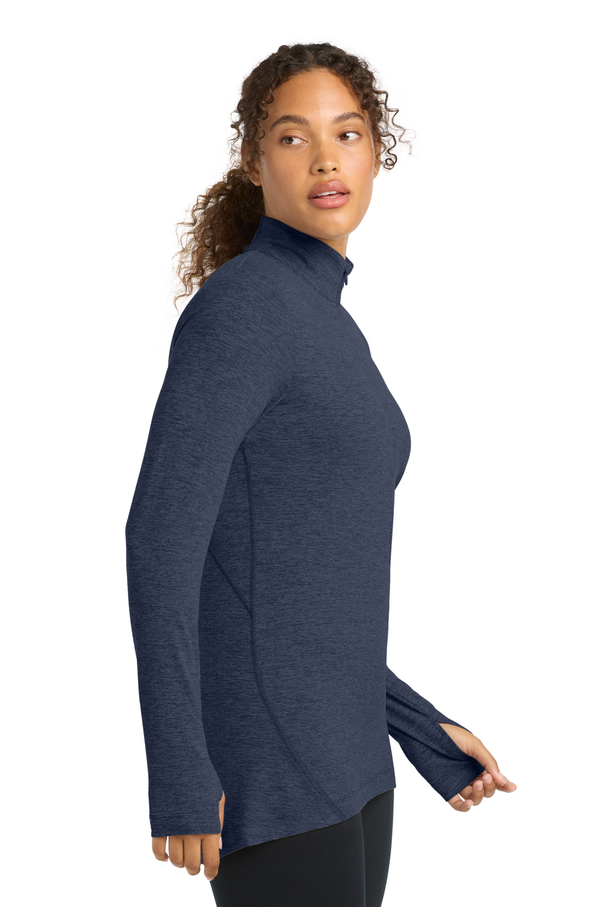 Sport-Tek Women's Exchange 1.5 Long Sleeve 1/2-Zip LST711 18