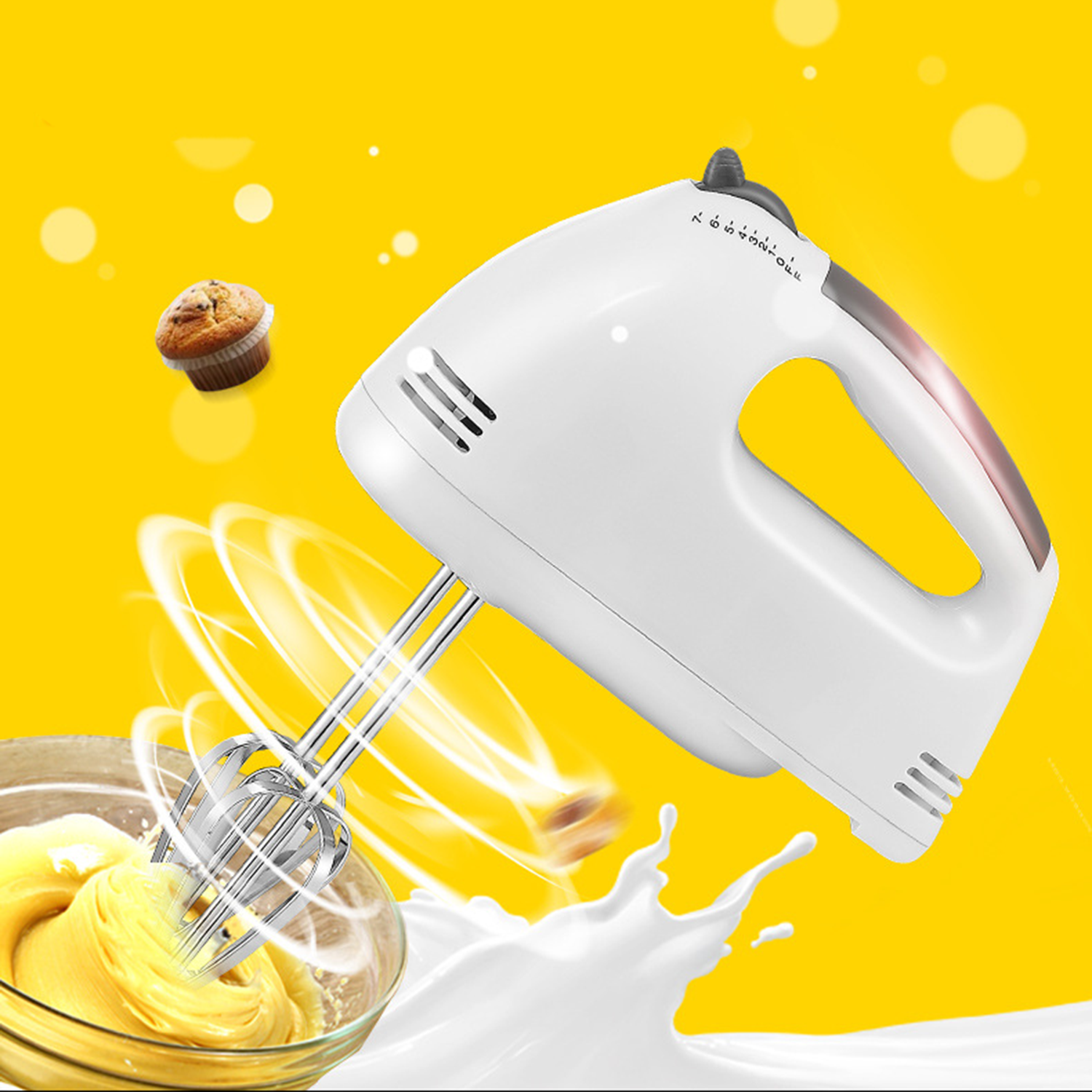Lightweight Portable Electric Hand Mixer 5