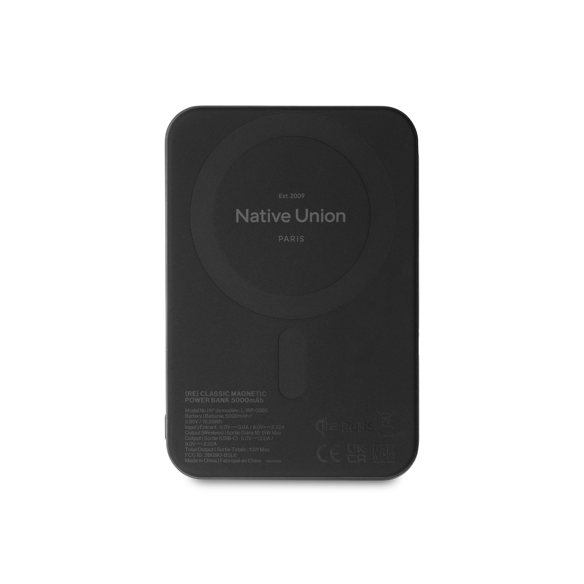 Native Union (RE)Classic Magnetic Power Bank 5000mAh 12