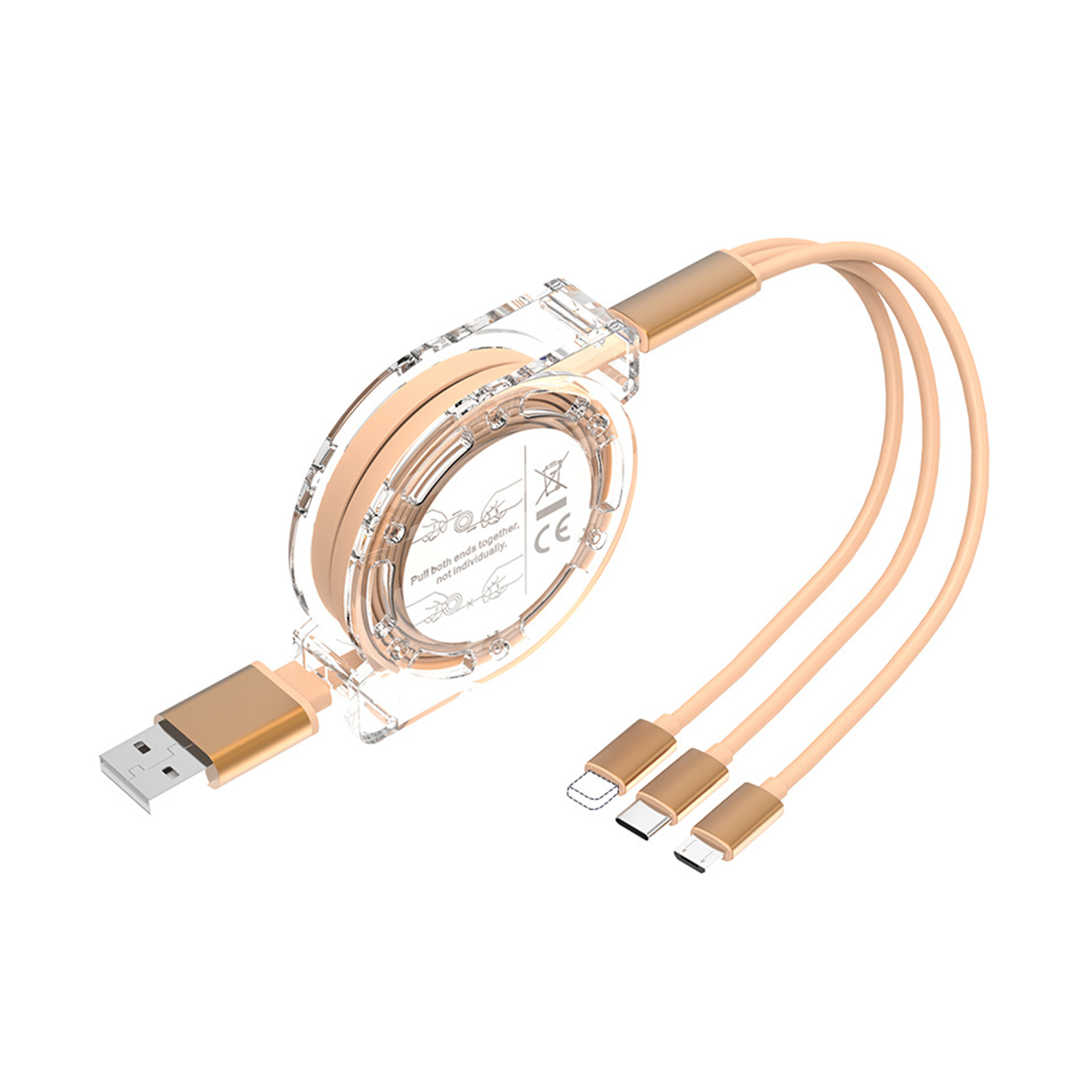 Retractable Multi Charging Cord 4