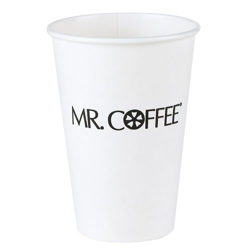 12 oz White Disposable Paper Cup 2