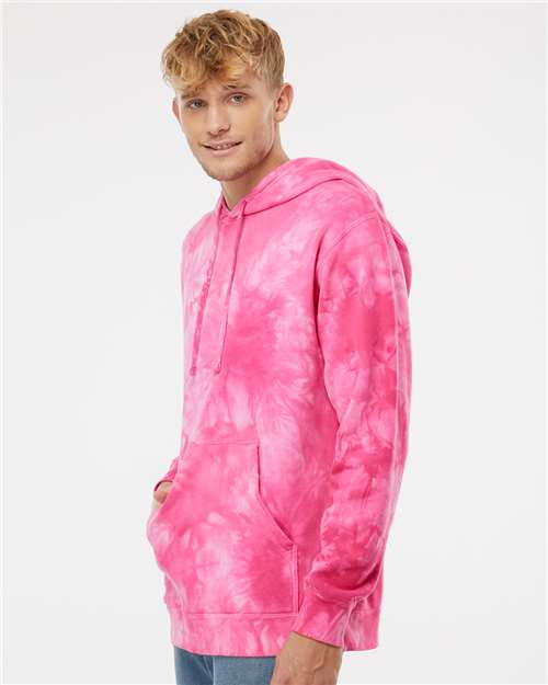 Unisex Midweight Tie-Dyed Hooded Sweatshirt - PRM4500TD 68