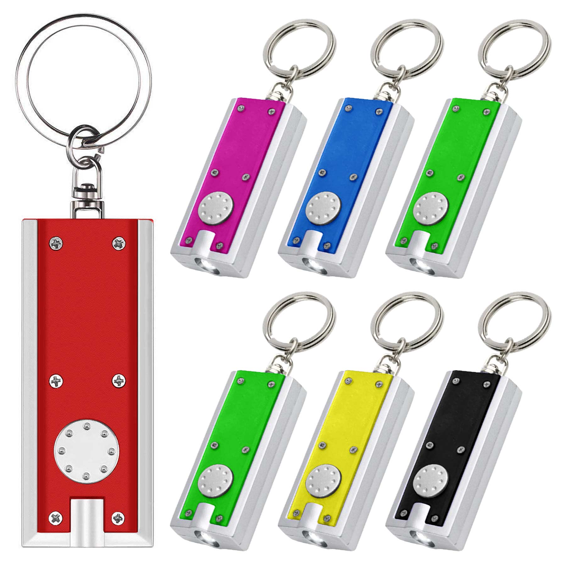 Square LED Flashlight Key Chain 2