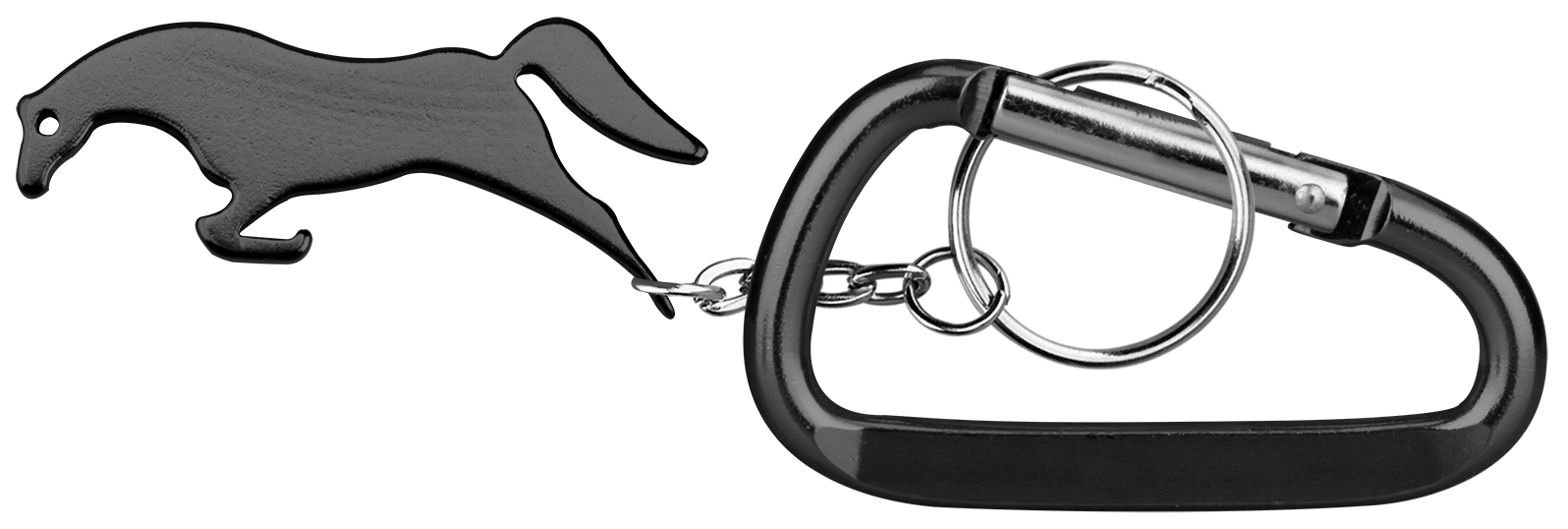 Horse shape bottle opener with key chain. 3