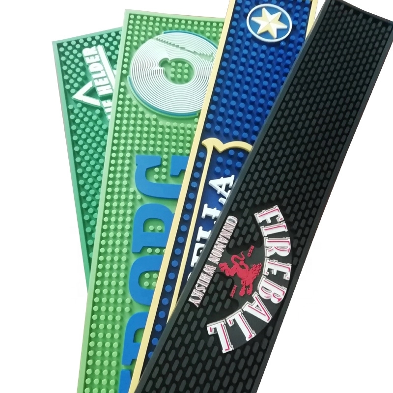 Heavy-duty Vinyl Bar Mat 3 1/2'' x 20''x 1/2'' 4
