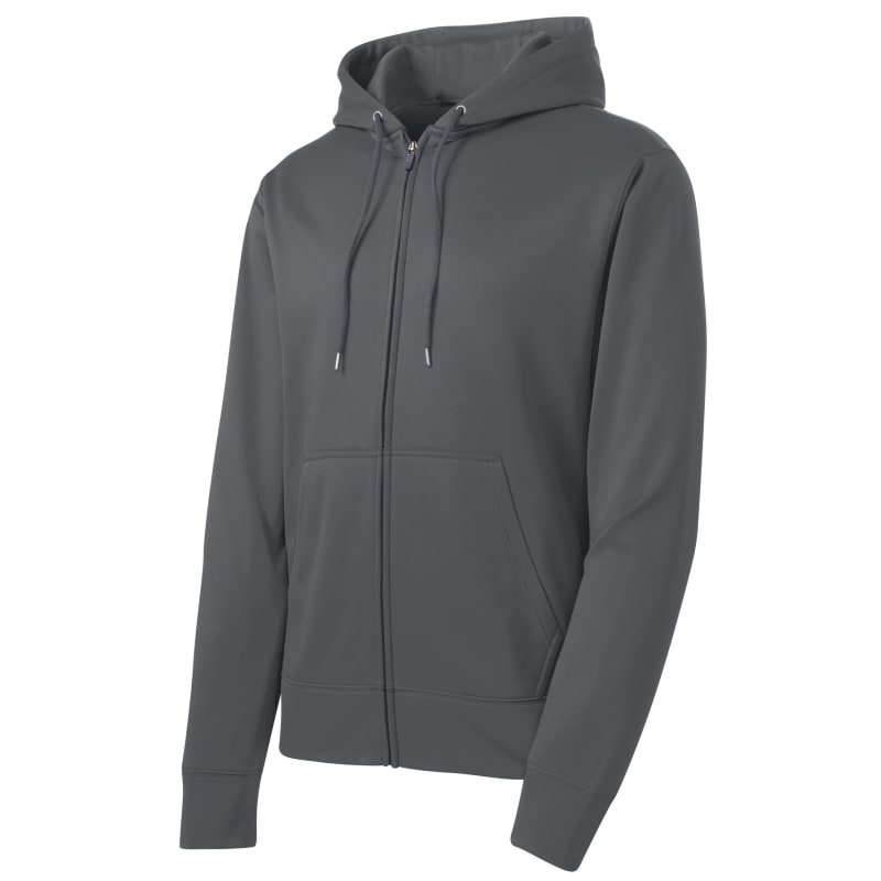 Sport-Tek Sport-Wick Fleece Full-Zip Hooded Jacket. 4