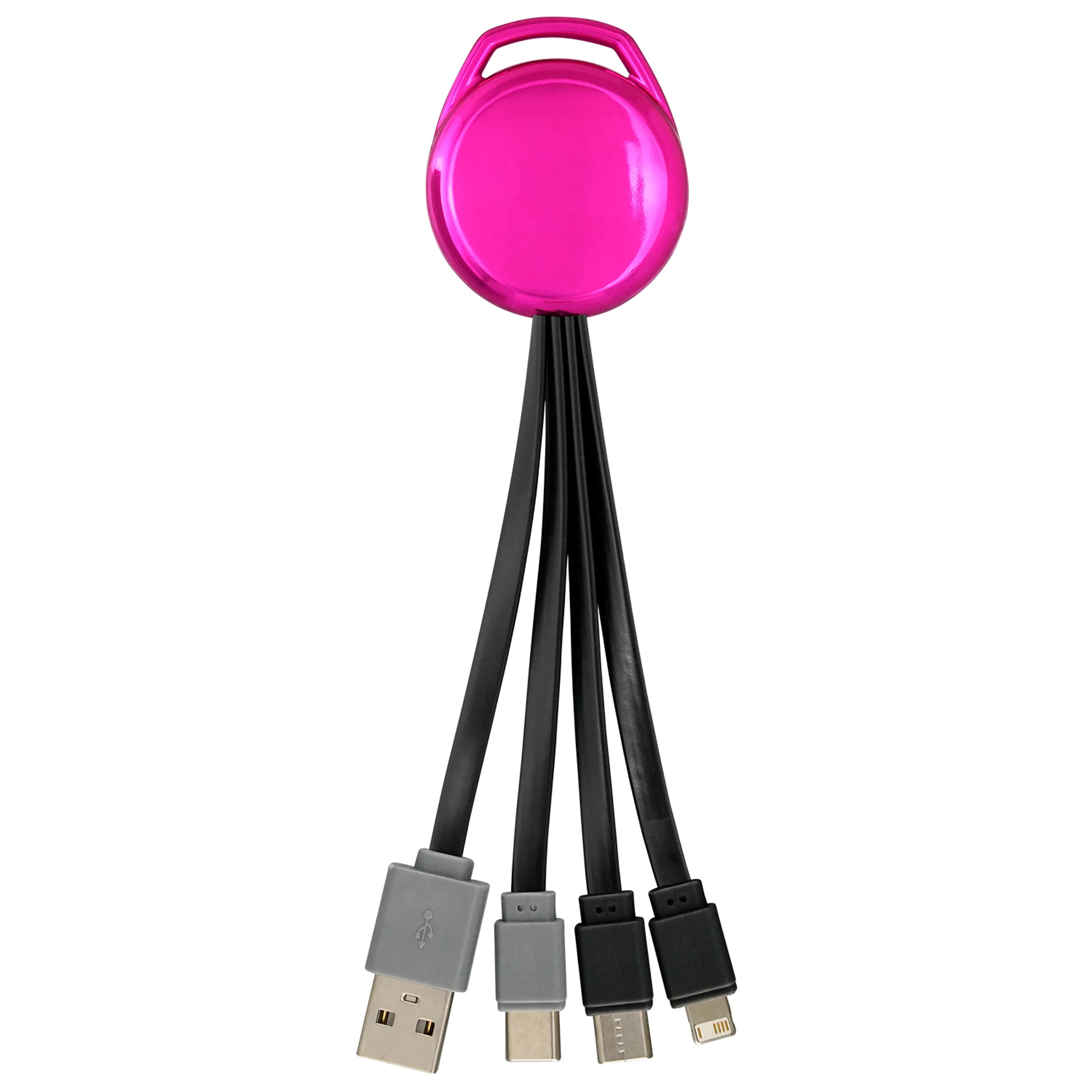 Metallic Vivid Dual Input 3-in-1 Charging Cable 20