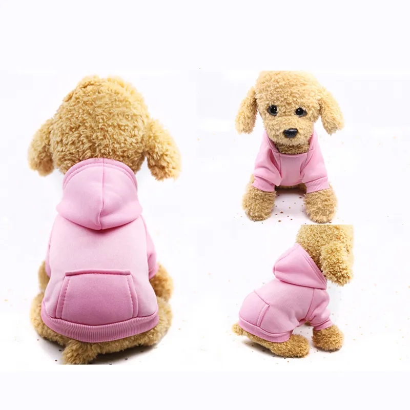 Winter Pet Hoodie Coat Small Dog Jacket With Pocket 5