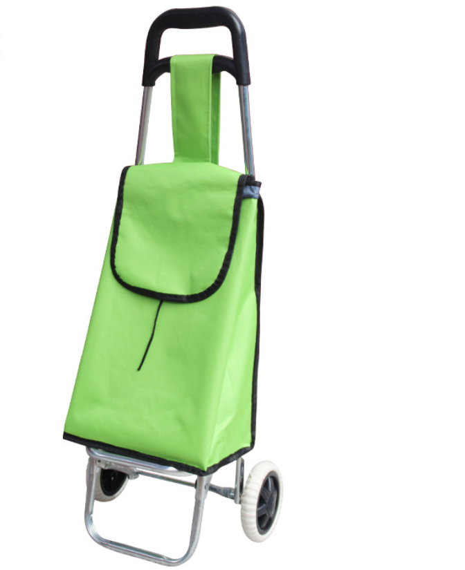 Folding pull bar shopping cart 9