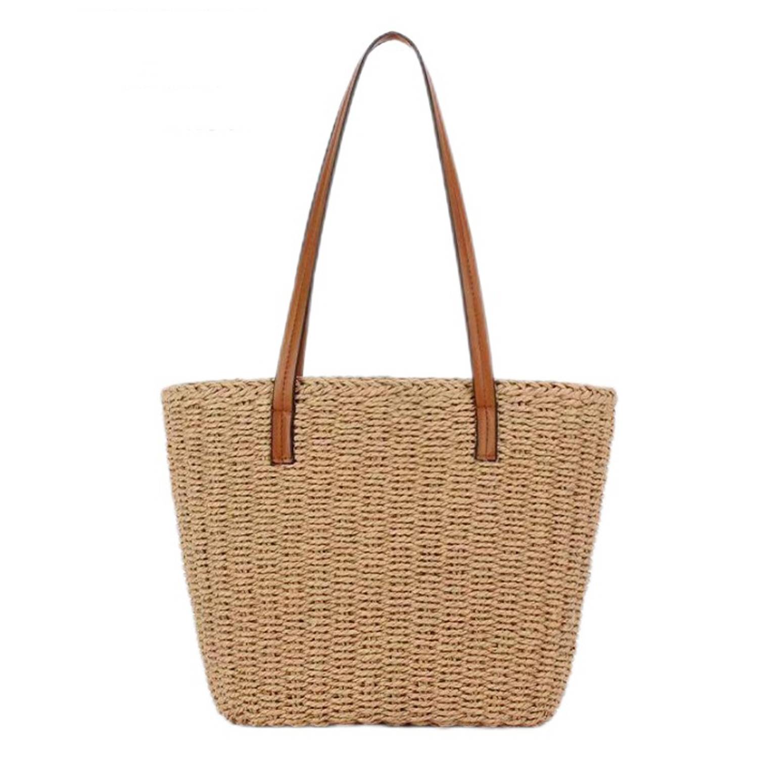 Fashion Handmade Woven Tote Bag for Summer Beach Travel, custom tote bag with logo imprint 3