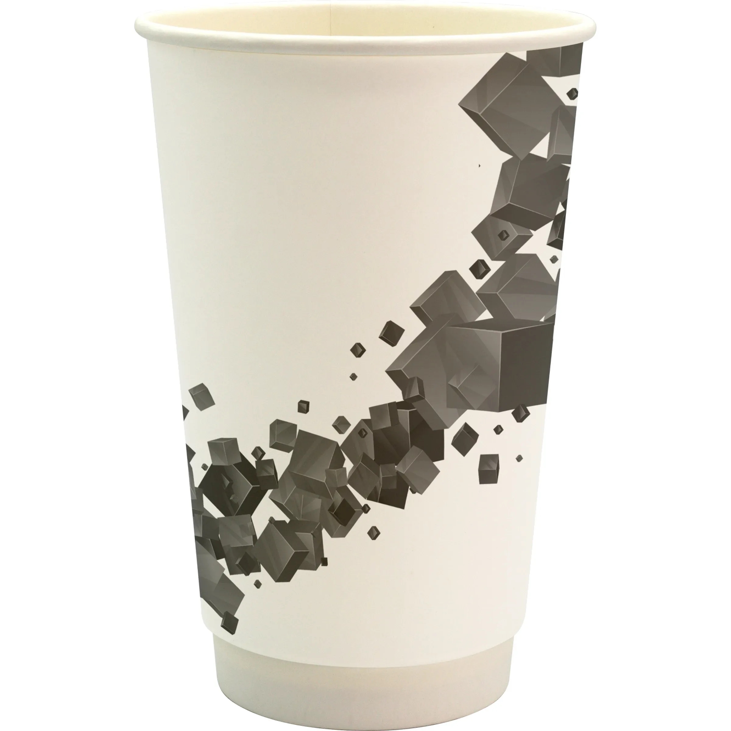16 oz. Full Color Floating Cube Paper Cup 11