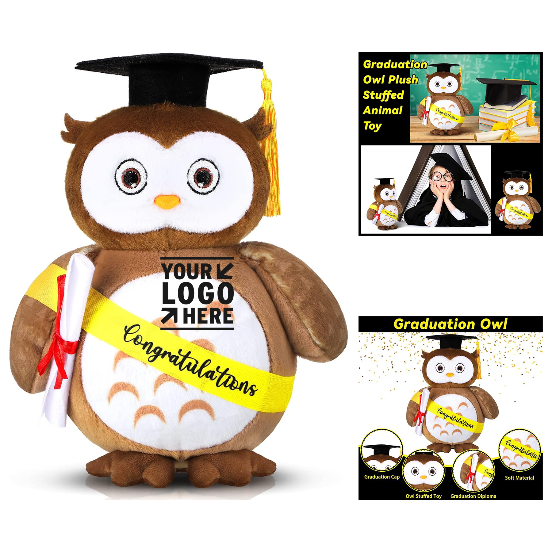 Graduation Stuffed Animal Toy 2