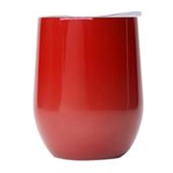 Insulated Egg Shaped Drinking Mug 12Oz 1
