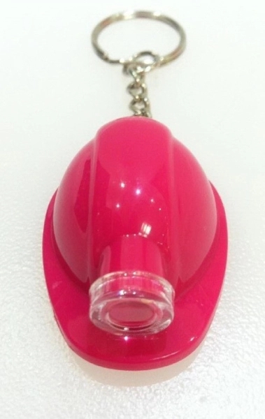 Mini Hard Hat Keychain with LED Light 3