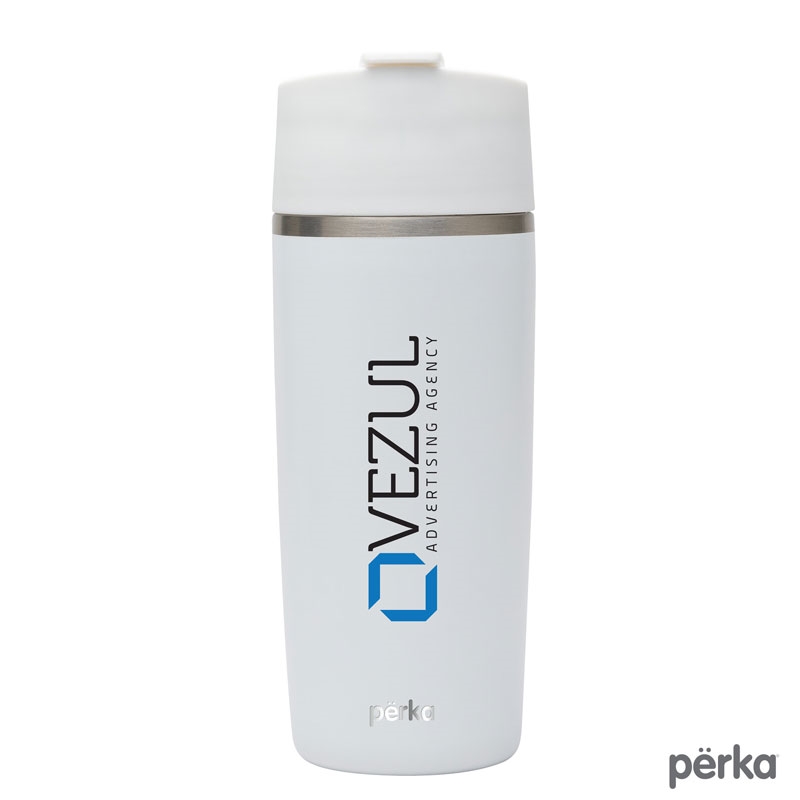 Perka® Macchiato 12 oz. Double Wall Coffee/Tea Press Tumbler 24