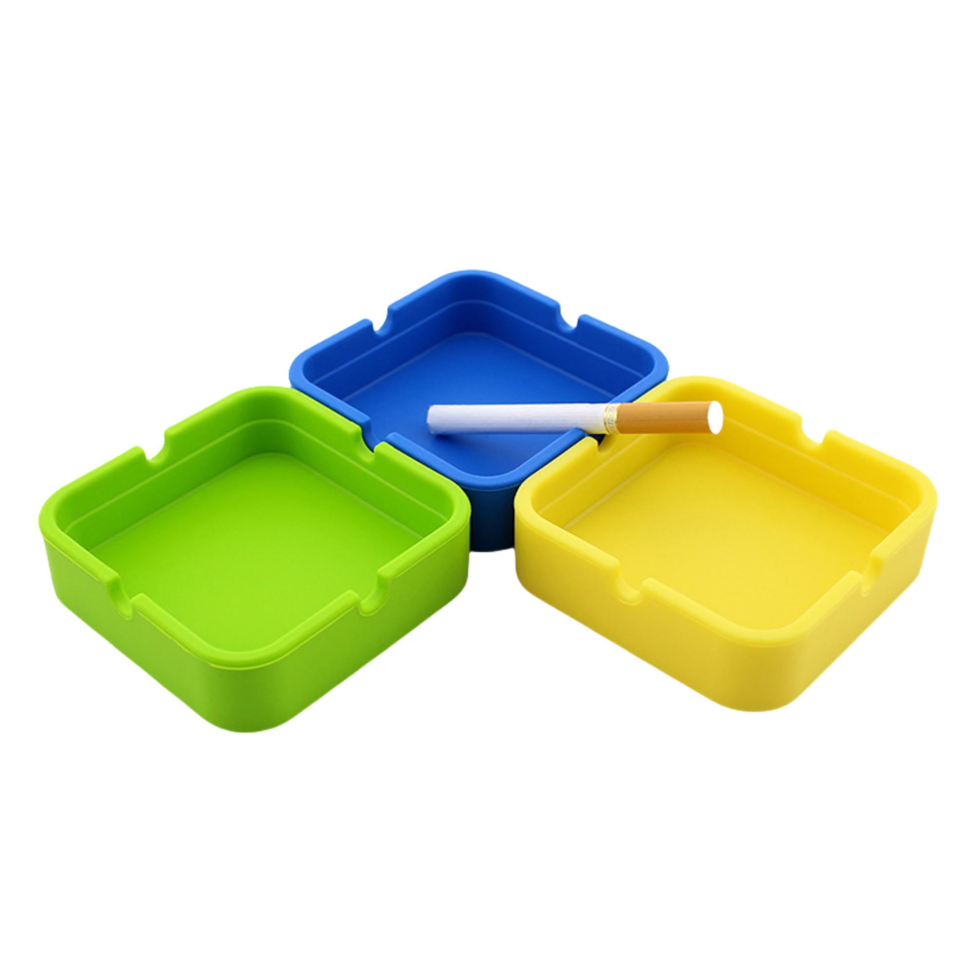 Square Silicone Ashtray 2
