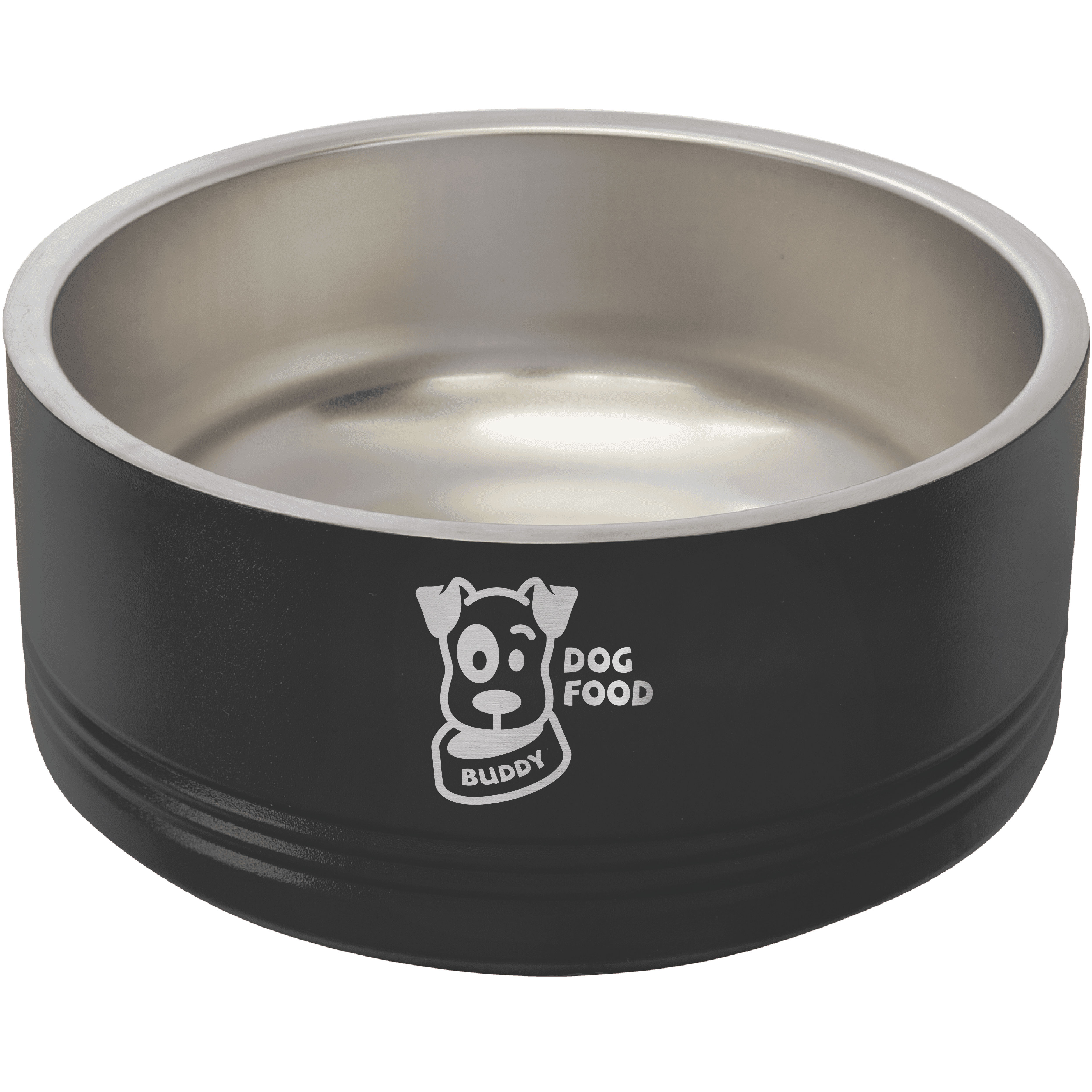 Polar Camel 32oz Black Pet Bowl 18