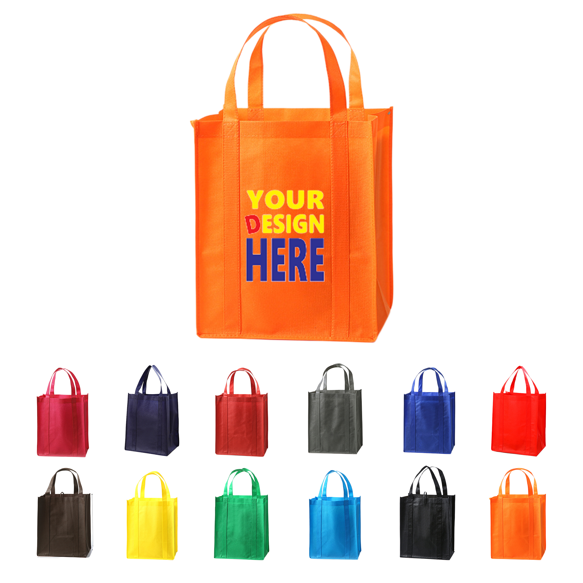 Reusable Non-Woven Tote with Custom Logo MOQ 100 6
