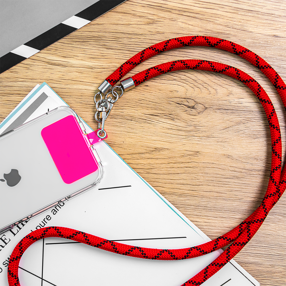 Dacron Polyester with colorful Cell Phone Lanyard 2