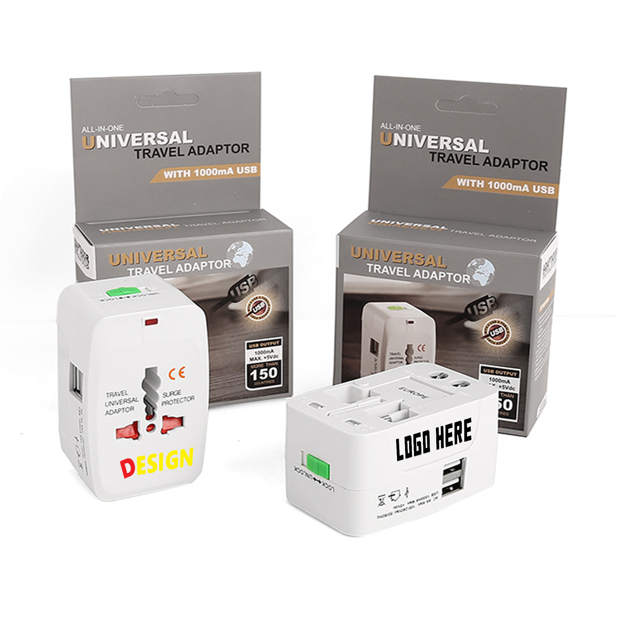 MOQ 50PCS Universal Travel Converter Adapter 2