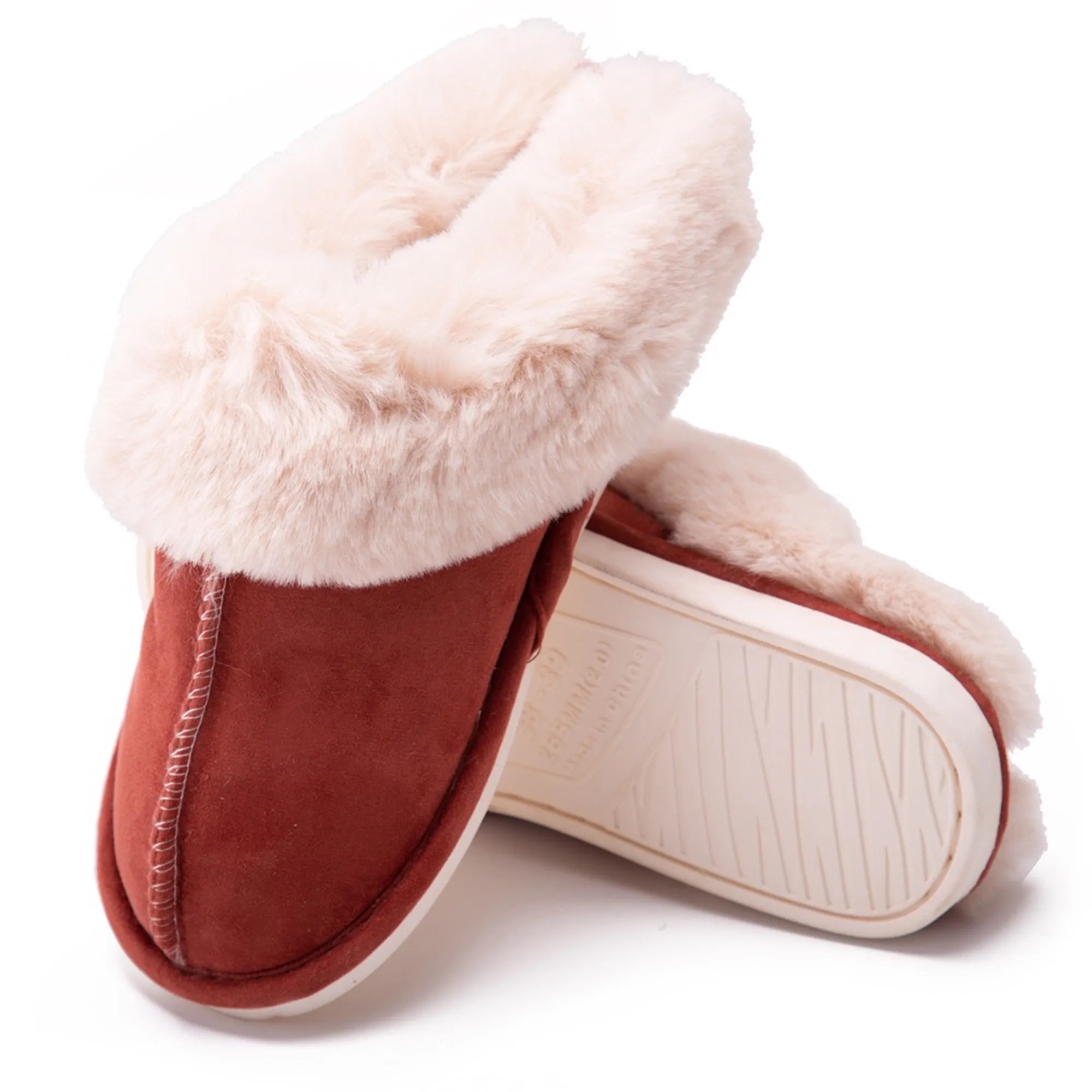 Womens Slipper Memory Foam Fluffy Soft Warm 5
