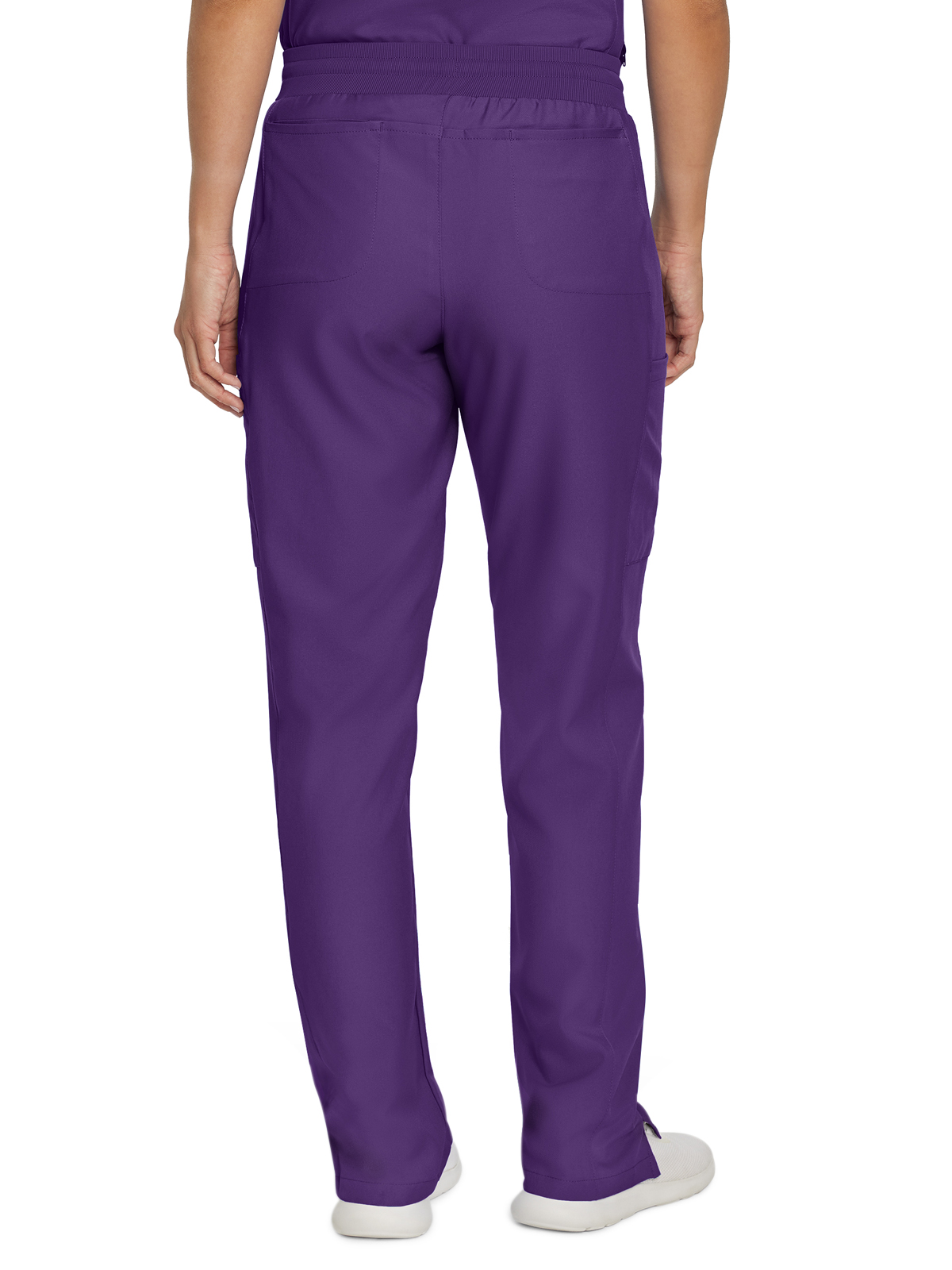 Landau - Forward - Women's Seven-Pocket Mid-Rise Rib-Knit Elastic Waist Cargo Pant 56