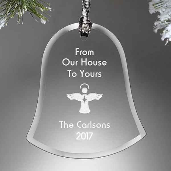 Custom Crystal Bell Ornament 5