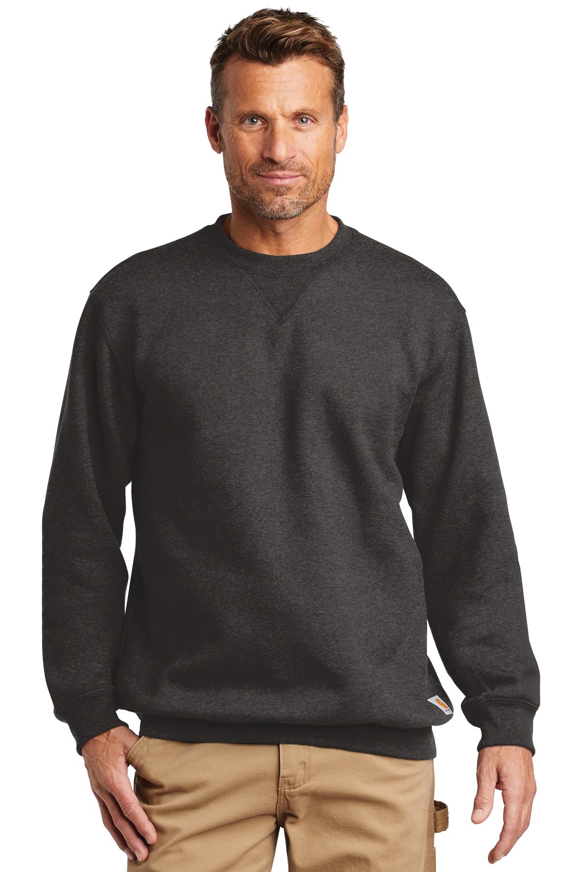 Carhartt Midweight Crewneck Sweatshirt. CTK124, custom hoodie or sweatshirt with logo imprint 22