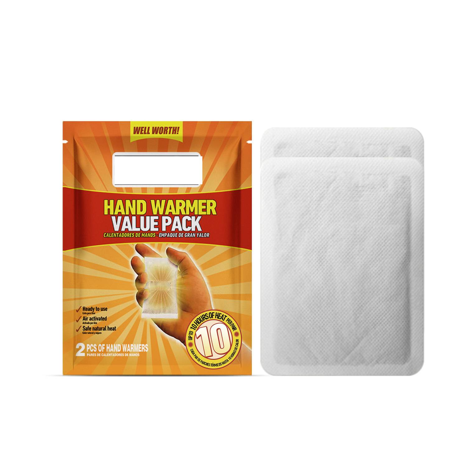 2 Pack Portable Disposable Hand Warmers 2
