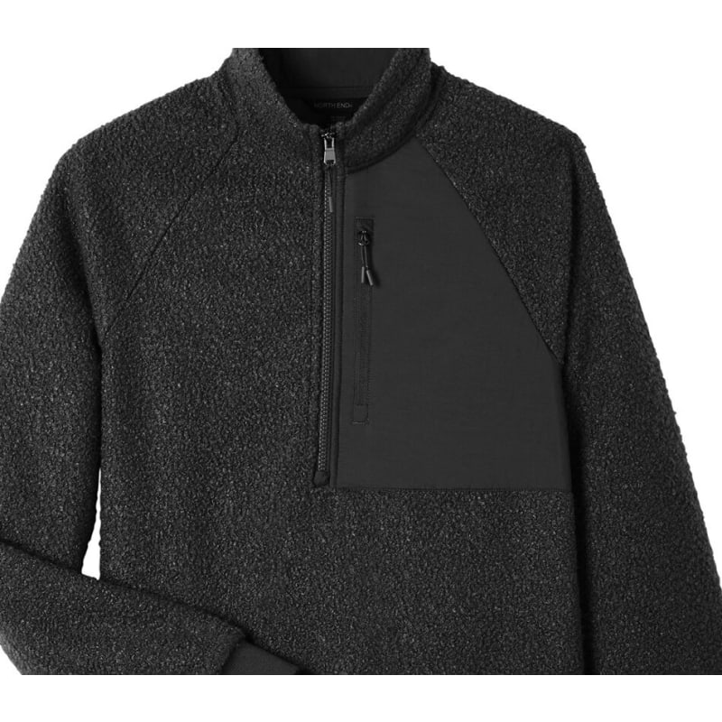 North End Men's Aura Sweater Fleece Quarter-Zip 12