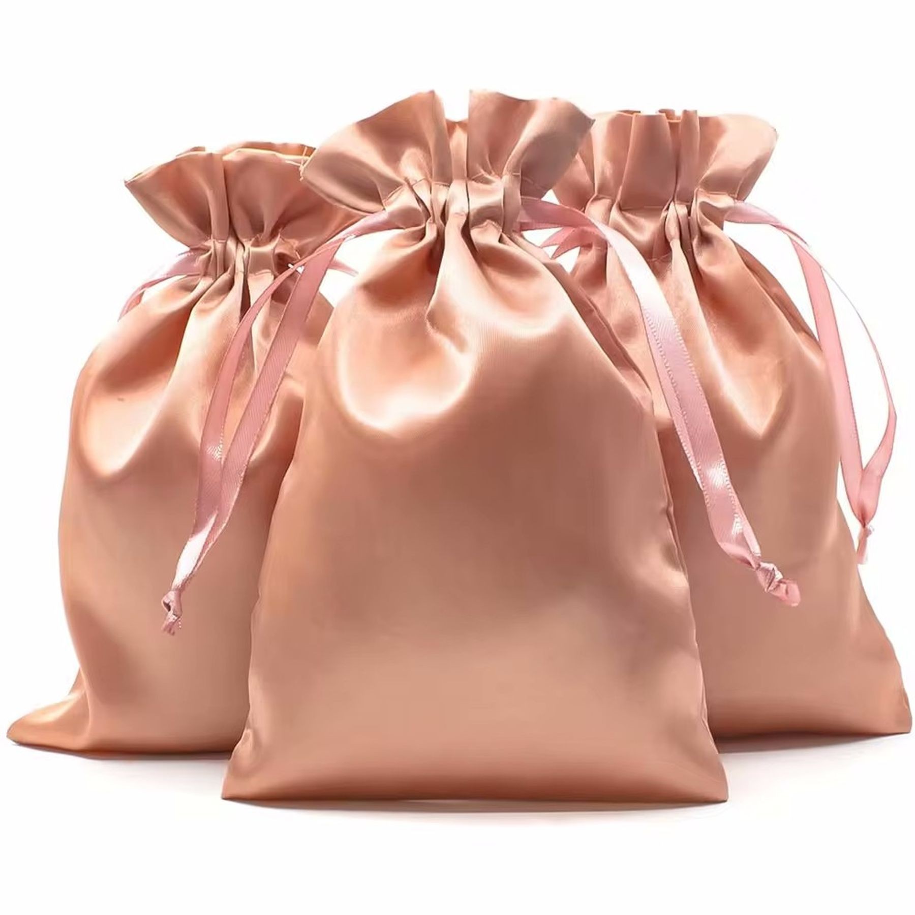 Satin Drawstring Bags Jewelry Pouch Wedding Gift Bags 4