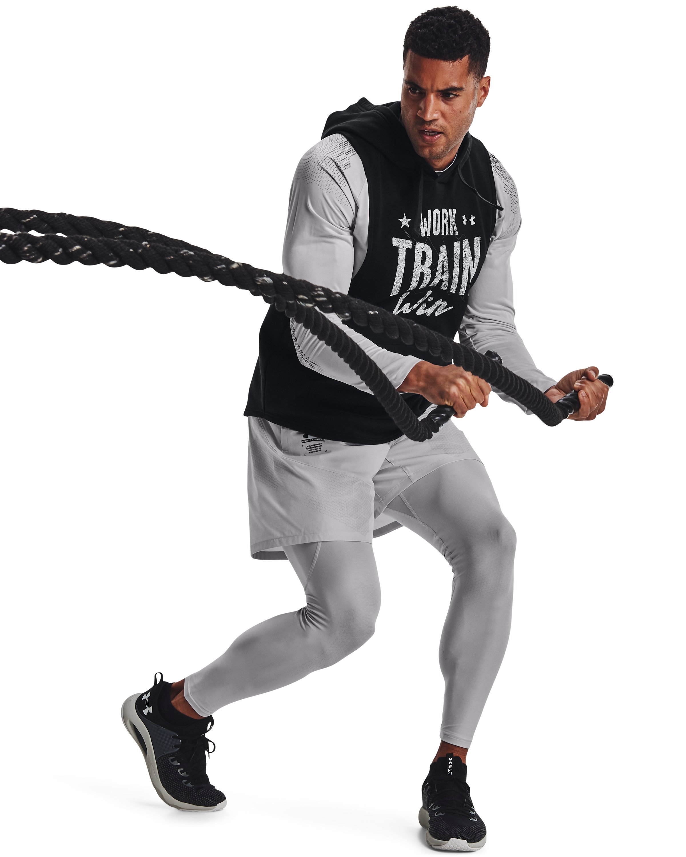 UA Rival Fleece WTW Men's Sleeveless Hoodie 3