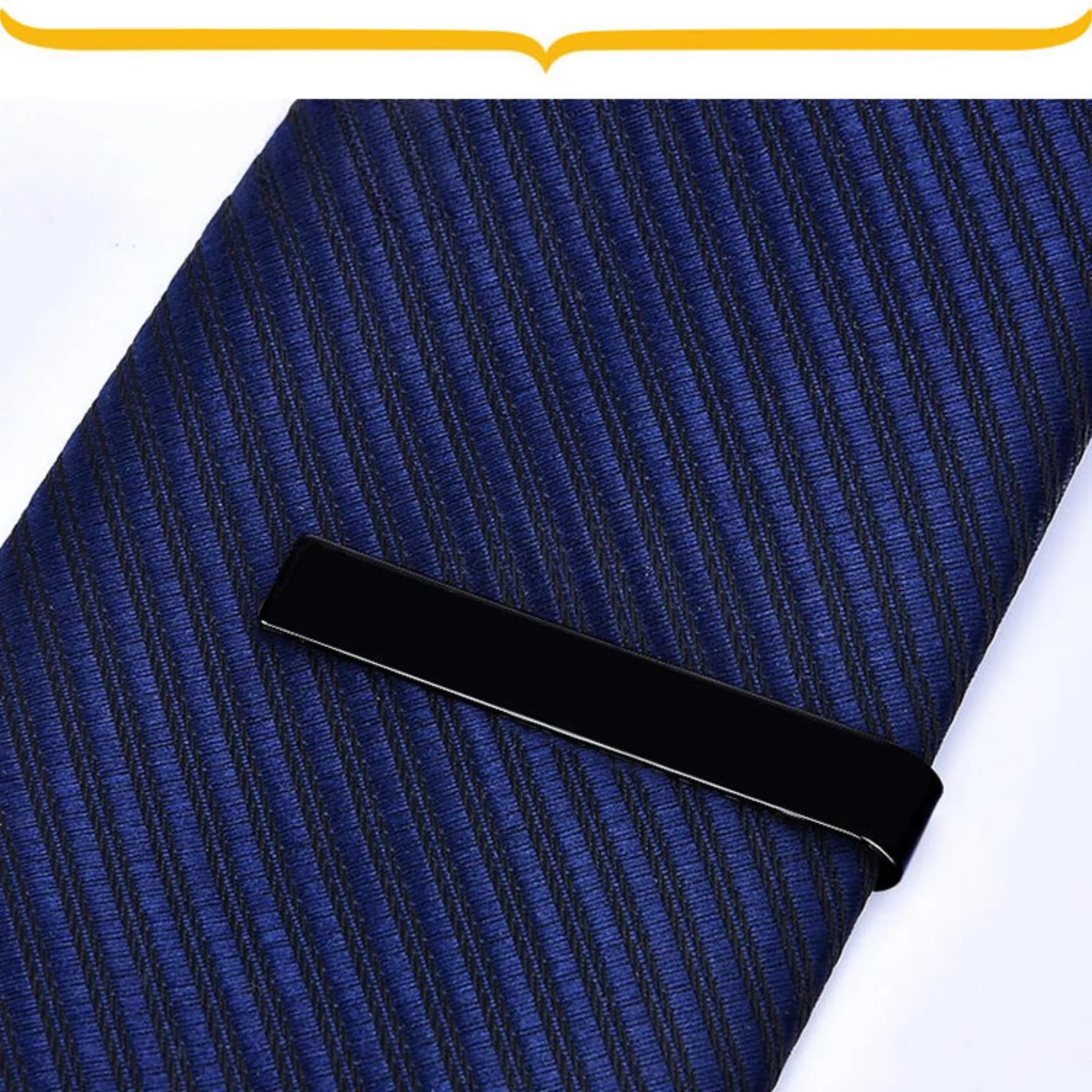 Men's stainless steel tie clip 5