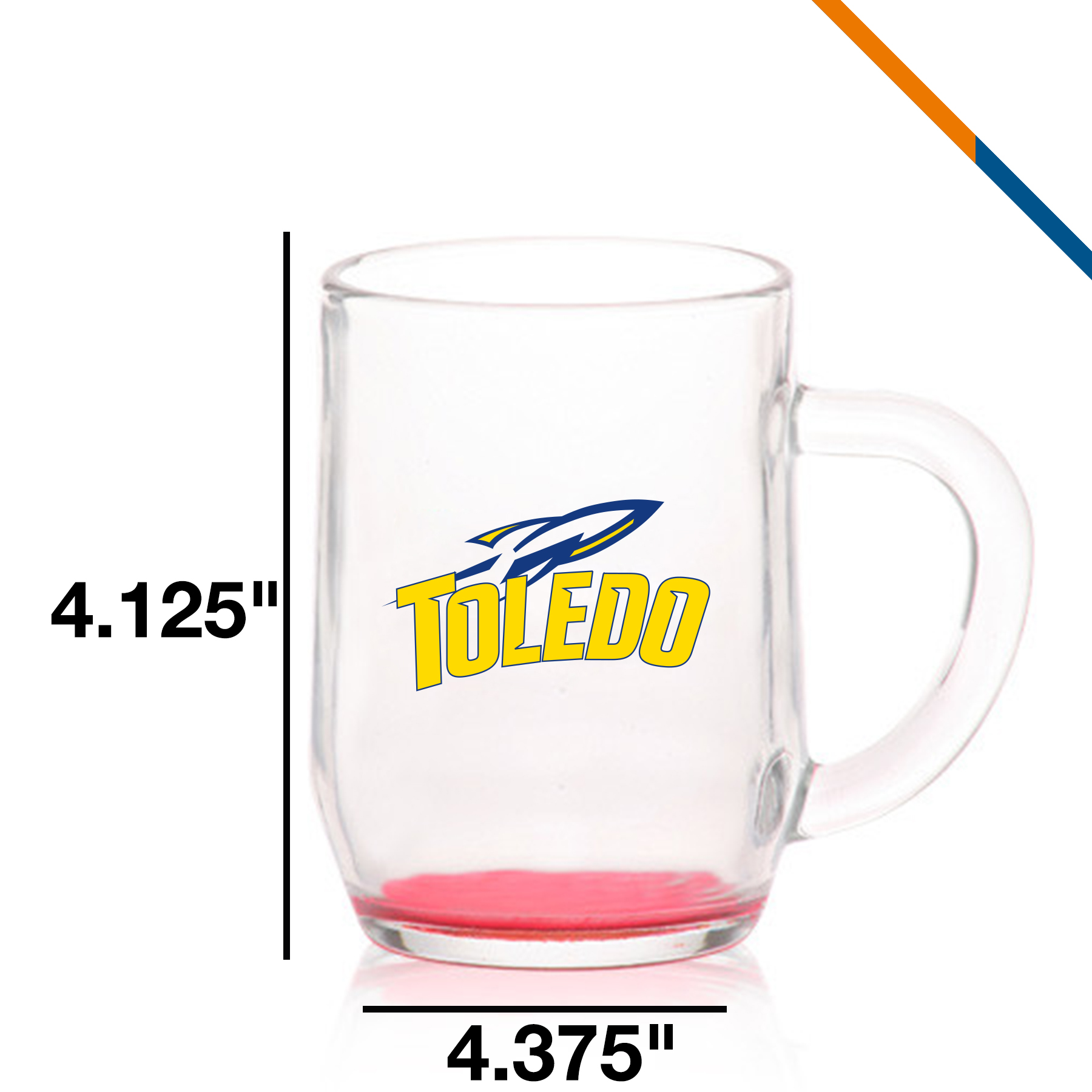 Libbey Uster Glass Mugs - 10 OZ. 7