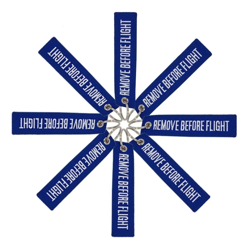 Brand Embroidery Keychain Car Aviation Motorcycle Key Ring 1