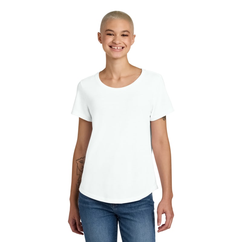 AllMade Women's Relaxed Tri-Blend Scoop Neck Tee 9