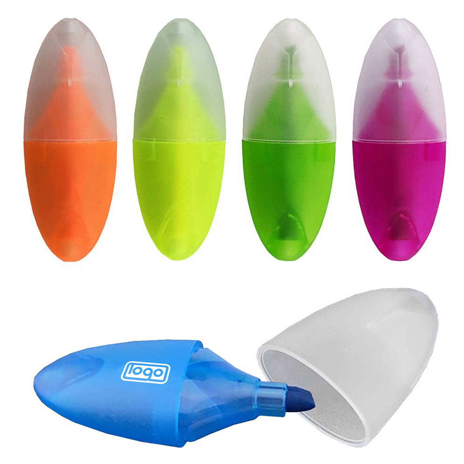 Customizable Candy Color Mini Highlighters Set