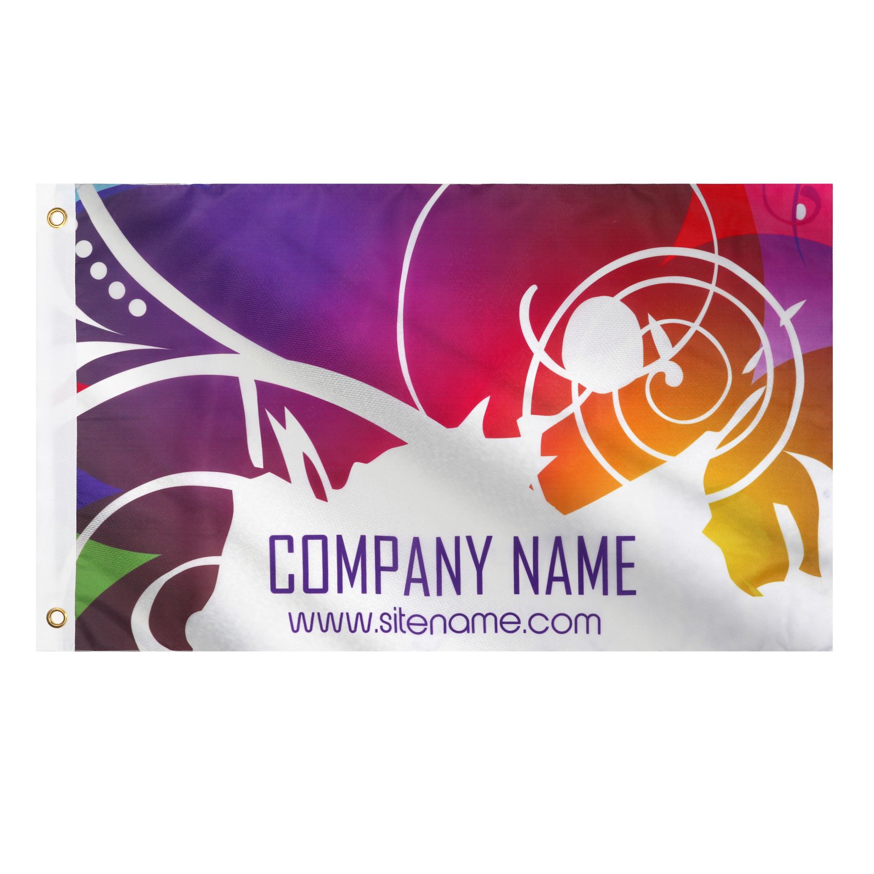 3' X 5' Double Sided Printed Polyester Flag 3