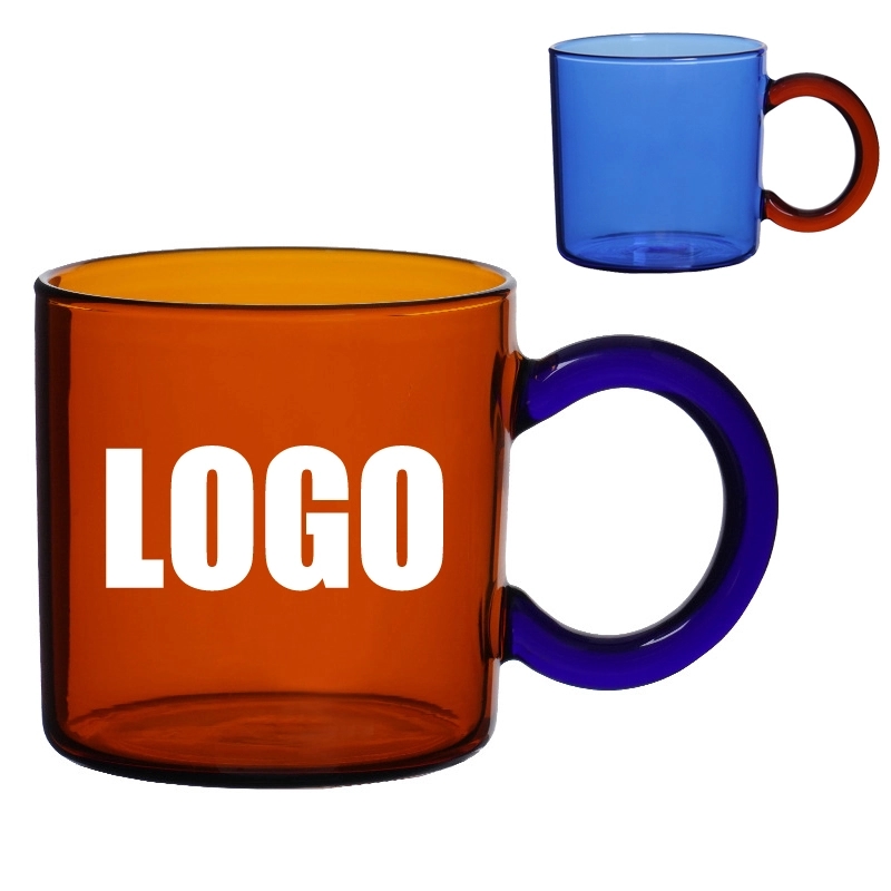 Custom 8 OZ. Glass Tea Coffee Mug & Office Drink Gift Cup 3