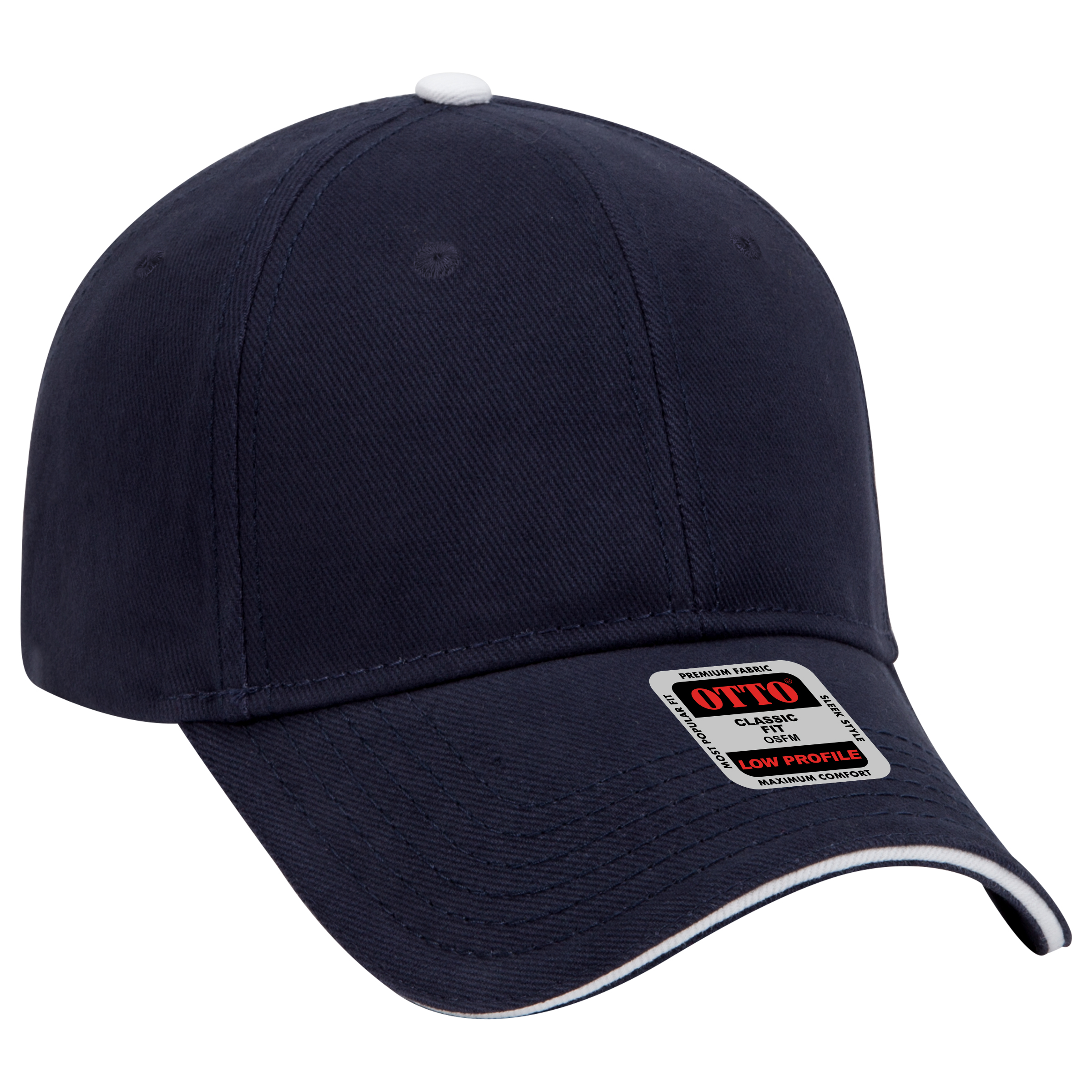 OTTO CAP® 6 Panel Low Profile Baseball Cap 128