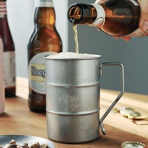 240ml Collapsible Stainless Steel Travel Cup With Key Ring 12