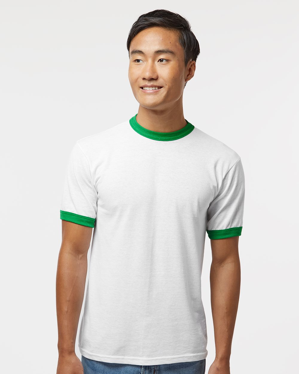 Unisex 50/50 Ringer T-Shirt - 710 2
