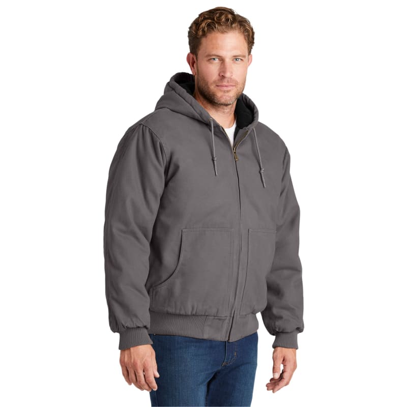 CornerStone Washed Duck Cloth Insulated Hooded Work Jacket. 21