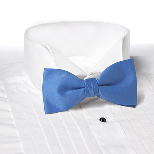 French Blue Clip-On Bow Tie 2