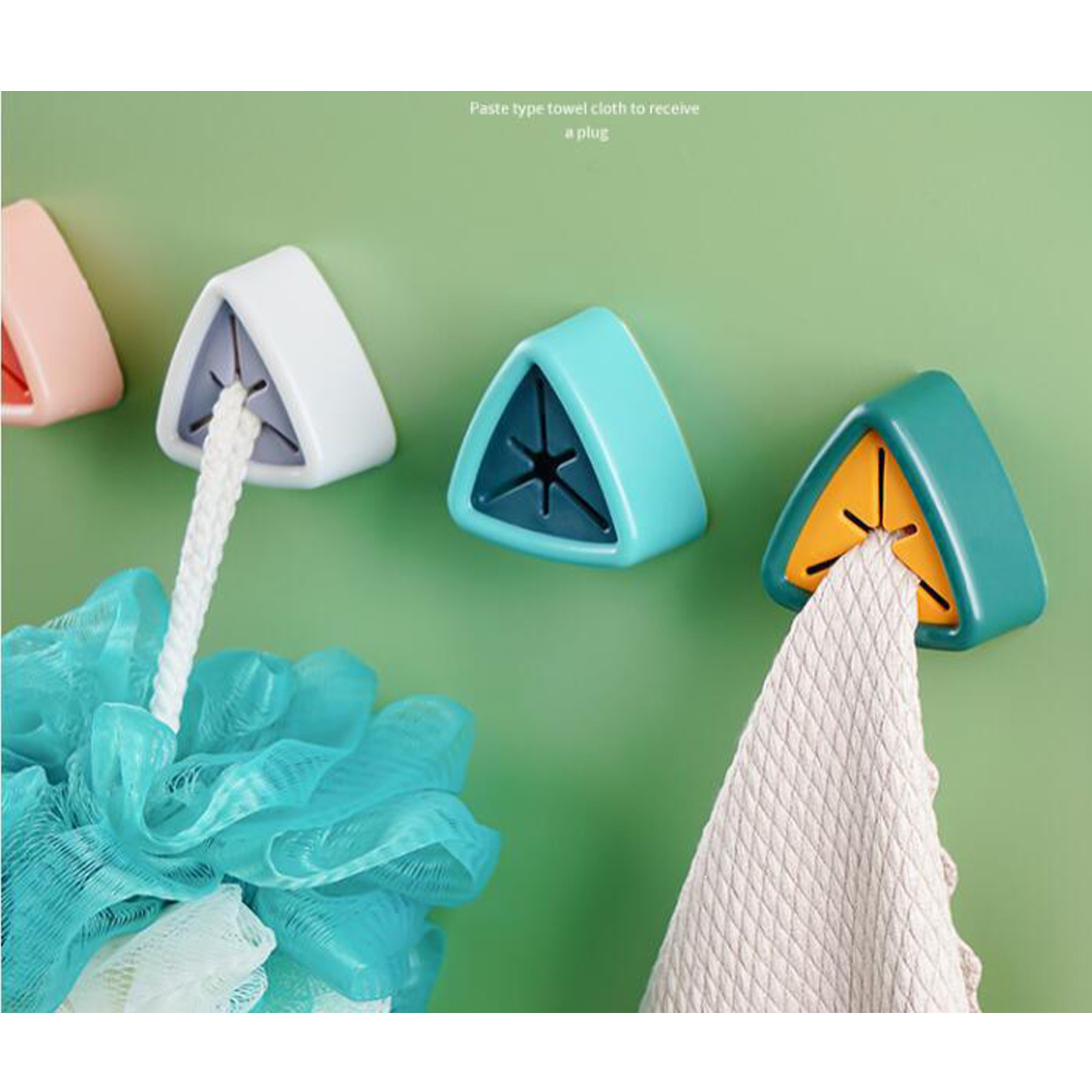 Adhesive Towel Holder Made From PP And TPR Materials 3