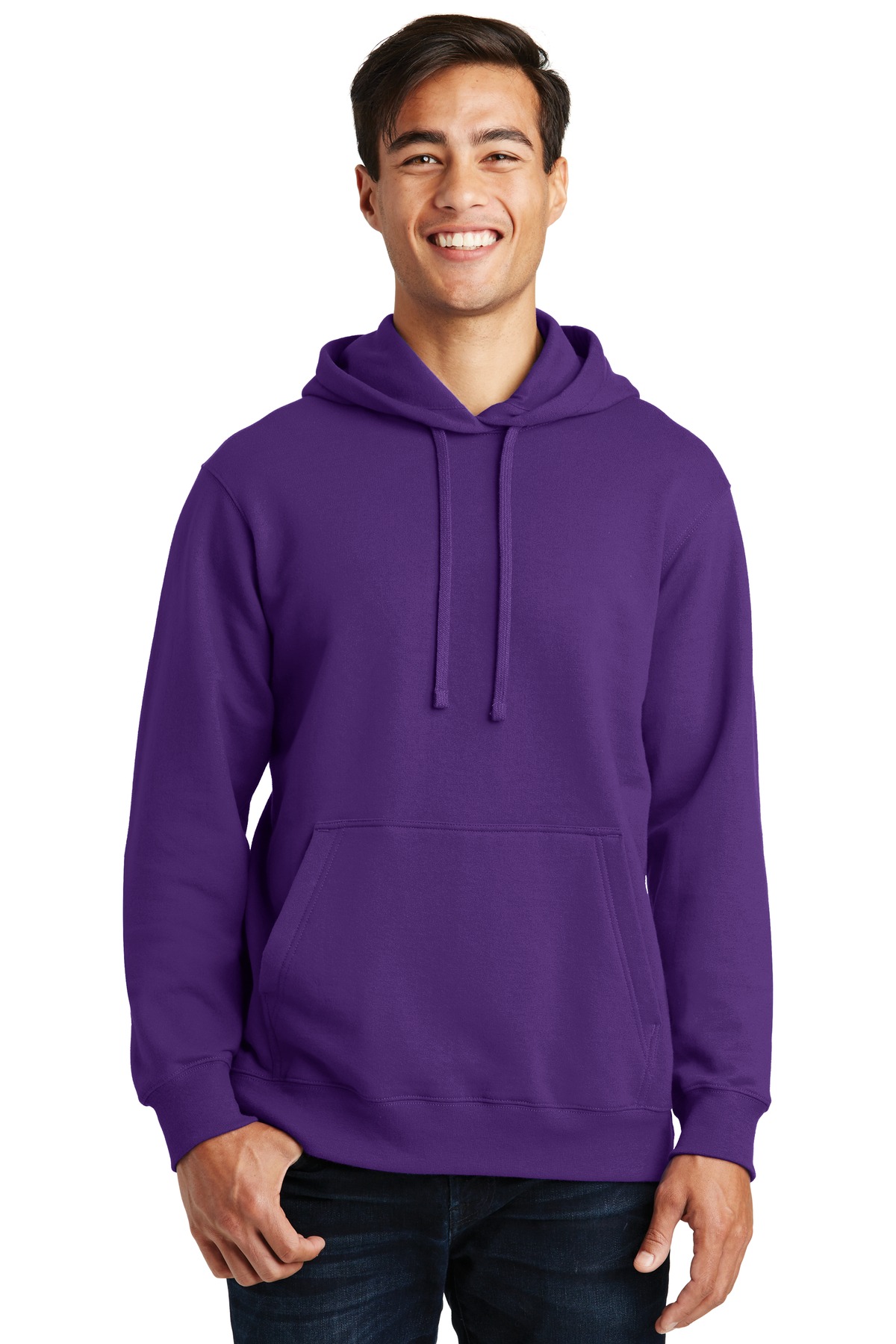 Port & Company® Fan Favorite Fleece Pullover Hooded Sweatshirt, custom hoodie or sweatshirt with logo imprint 46
