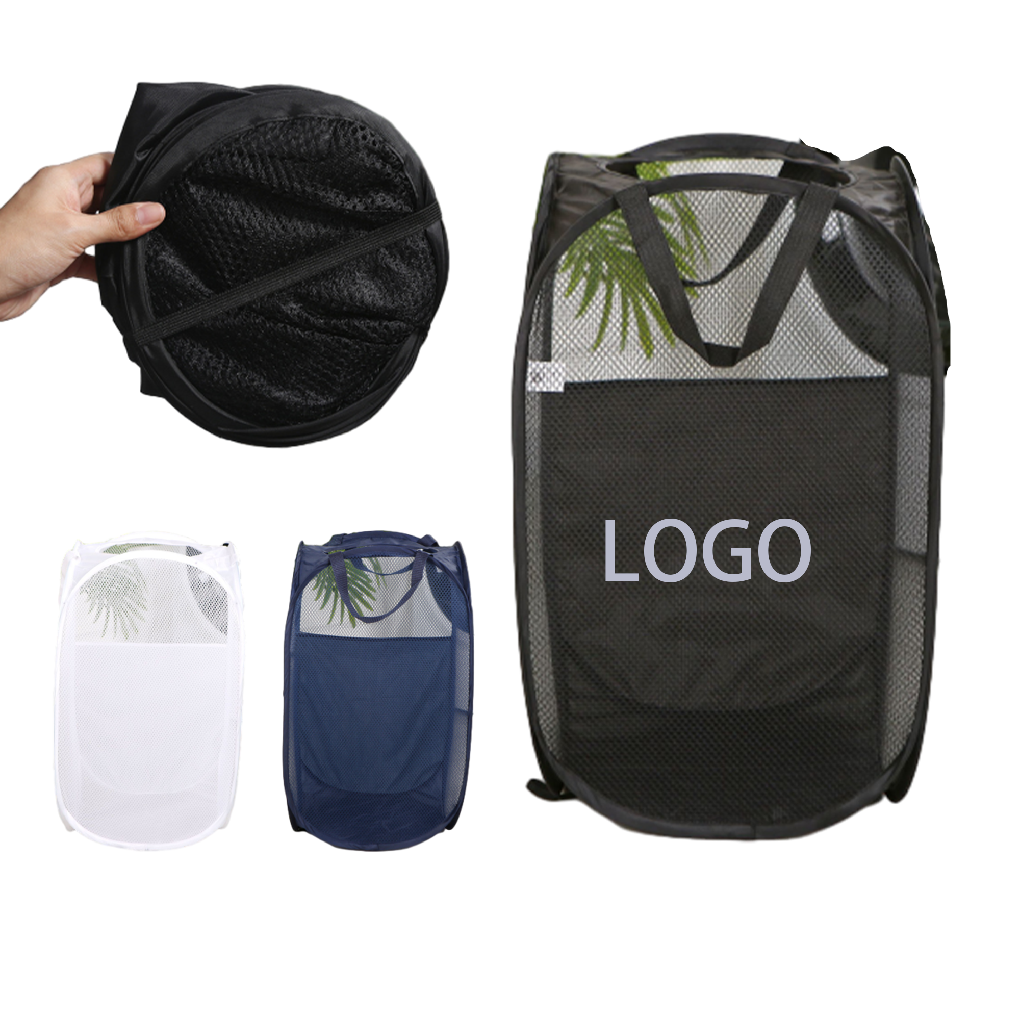 Large Durable Portable Foldable Dirty Clothes Basket 2