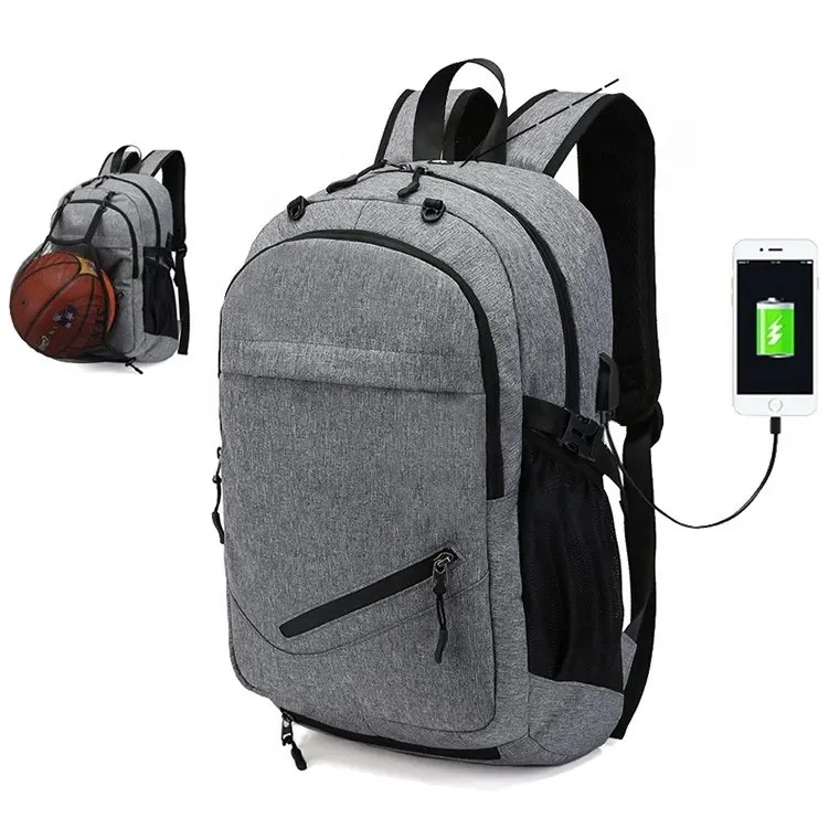 School Basketball Backpack With USB Charging 4